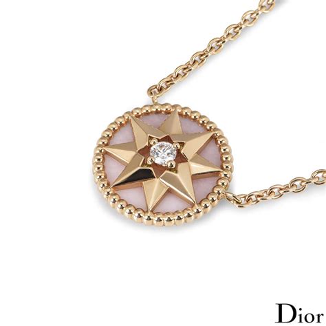 dior diamond necklace